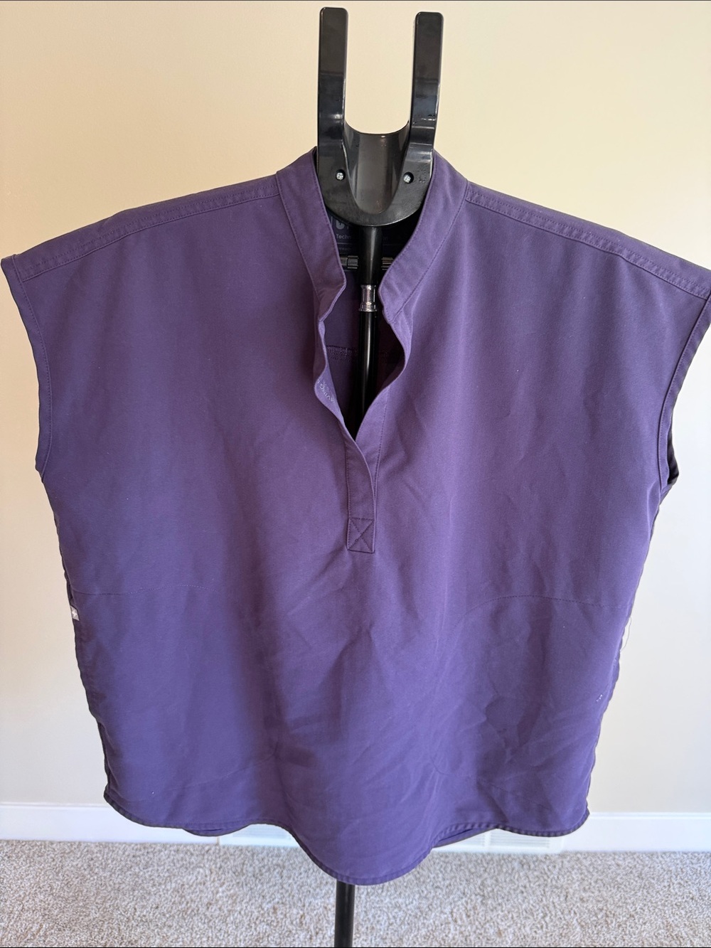 Figs Sleeveless Tunic Top in Purple
